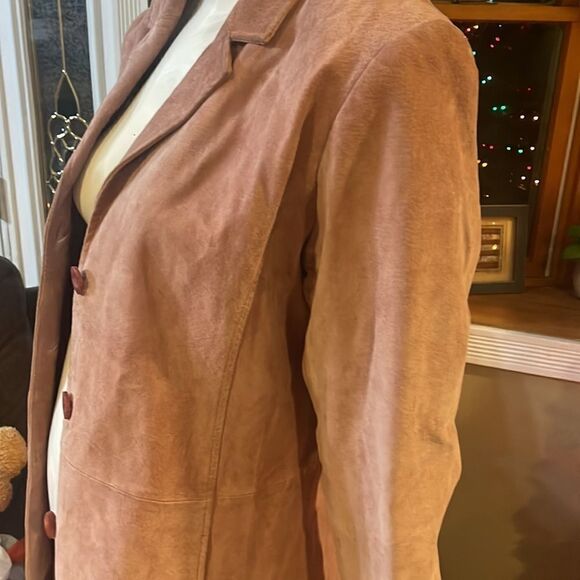 Metro style  5 button long blazer - Picture 3 of 5